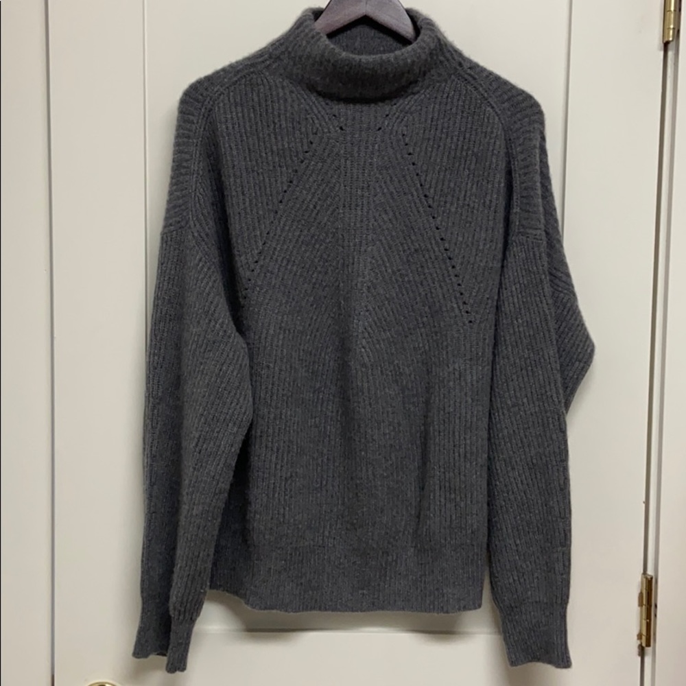 Tahari Pure Luxe Cashmere Mock Turtleneck